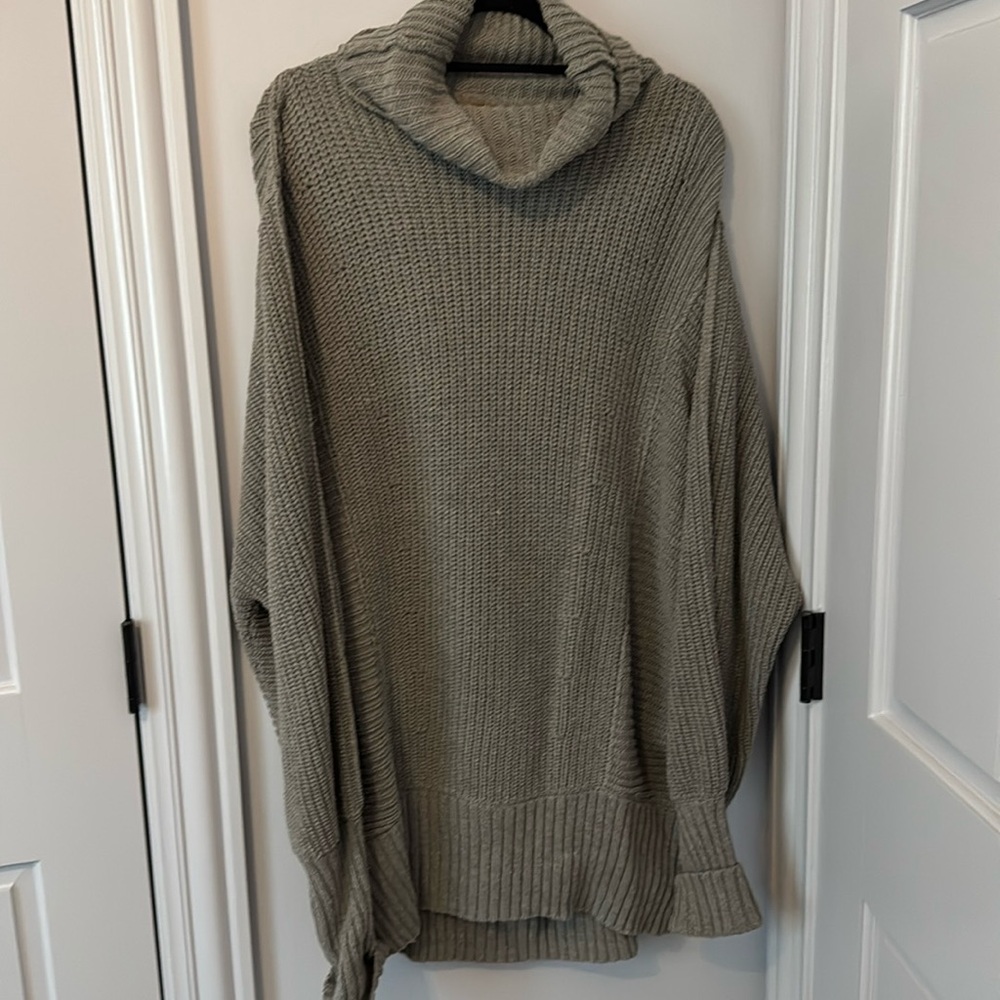 Free people cowl neck sweater dress